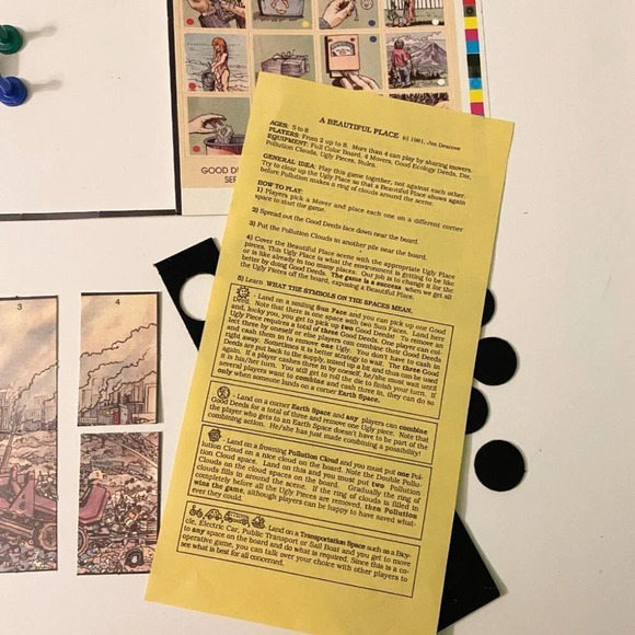 2001 A Beautiful Place A Co-operative Ecology Board Game  Complete - Picture 10 of 12